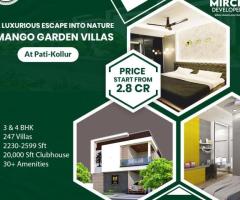 Luxury Villas In Kollur | Hyderabad