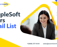 Network And Advance Your Business Using PeopleSoft Users Email List!
