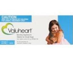 Buy Valuheart Heartworm Tablets For Small Dogs Up To 10Kg (Blue) Online