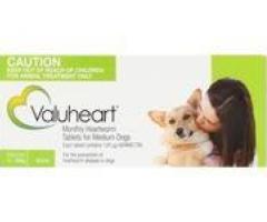 Buy Valuheart Heartworm for Medium Dogs 11 to 20kg Green Pack|Pets Worm treatment | VetSupply