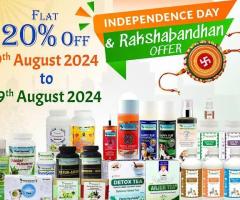 Flat 20% Off - Independence Day And Rakshabandhan Offer By Planet Ayurveda - 1