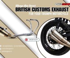 Shop the best British Customs Exhaust for your Triumph motorcycle - 1