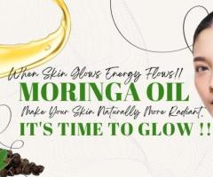 MORINGA OIL make your skin naturally more radiant.