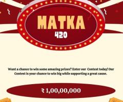 Just Win A Lottery Jackpot With Matka 420 - 1