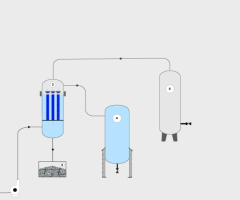 Liquid-solid Filtration System - Sintered Porous Powder Metal Filter Cartridges