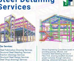 Precision-Driven Steel Detailing Services by Silicon Engineering Consultant in New York.