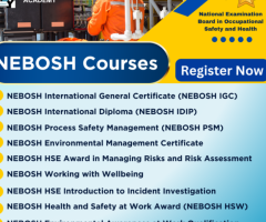 NEBOSH courses in Dubai