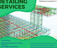 Professional Rebar Detailing Services by Silicon Engineering Consultants in Seattle.