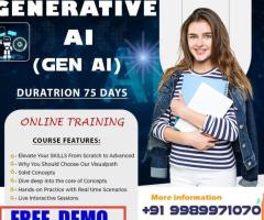 Generative AI Course in Hyderabad  | Gen AI Online Training Institute