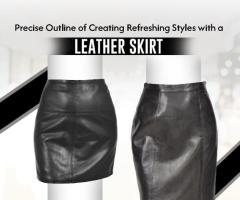 Bold and Beautiful: Elevate Your Style with a Leather Skirt - 1