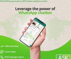 Whatsapp Based chatbot service provider | whatsapp API Chatbot - 1