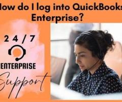 How do I log into QuickBooks Enterprise?