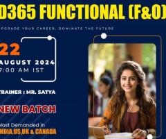 D365 Functional (F&O) Online Training New Batch