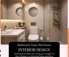 Bathroom glass partition