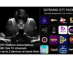 SOLID SATRANGI MONTHLY PACK: 19 OTT apps and over 250 live channels in one app!