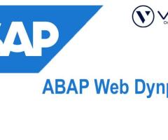 SAP ABAP Web DynPro Online Training From Hyderabad