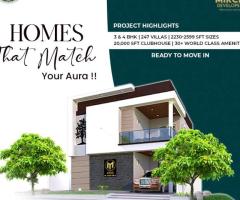 Luxury Villas In Kollur | Hyderabad