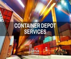 Shipping container depot services | LOTUS Containers