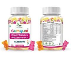 Stress Relief and Immunity Boost: Multivitamin Gummies with Ashwagandha & Vitamin D