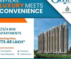 Divyansh Onyx, NH24  Offering 2 BHK  Apartments