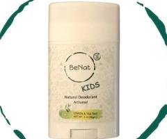 Choose the clinically proven round-the-clock 100% organic Deodorants for kids