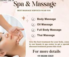 Enjoy a relaxation body massage service at regal spa thane