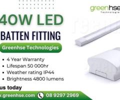 40W LED Batten Fitting Perth by Greenhse Technologies - 1