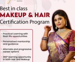 Become a certified makeup artist at RJ MAKEUP ACADEMY | Jubilee Hills | Hyderabad