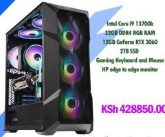 New core i9 13700k tower with 3 PC games bonus