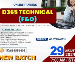 D365 Technical F&O Online Training New Batch