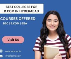 Best colleges for BCom in Hyderabad