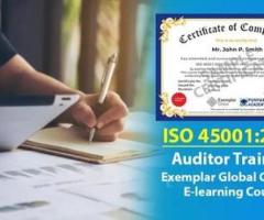 ISO 45001 Internal Auditor Training Online - 1