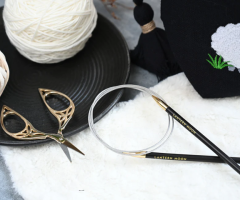 Ebony Wood Knitting Needles: A Crafter's Delight