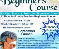 Sunil John’s Master Predictive Course in Vedic Astrology for Beginners - 1