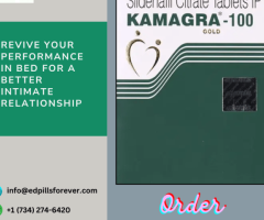 Cure Erectile Dysfunction with Kamagra Gold 100mg Today!!!