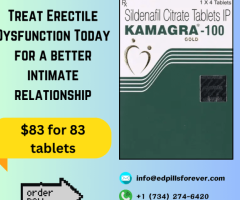 Top Selling Erectile Dysfunction Tablet- Kamagra Gold 100mg - 1