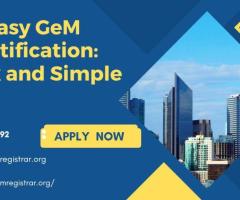 Easy GeM Certification: Quick and Simple