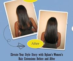 fusion hair extensions in  hyderabad | Bglam Hair Studio