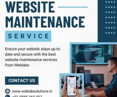 Website Maintenance Company - Ensure Peak Performance with Weblabs - 1