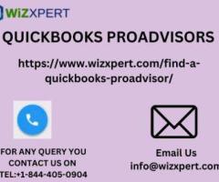 FIND A QUICKBOOKS PROADVISORS CALL US( +1-844-405-0904)