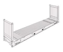 Buy 40ft flat rack containers | LOTUS Containers