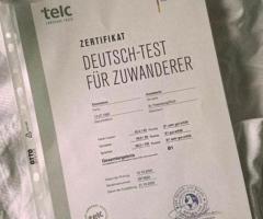 Buy Goethe-Zertifikat B1 Test online, WhatsApp (+371 204 33160)