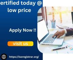 Get ISO 9001 Certified today @ low price