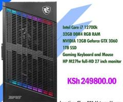 Brand new core i7 5ghz desktop with 12GB Geforce