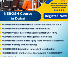 NEBOSH courses in Dubai