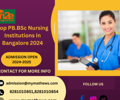 Top PB.BSc Nursing Institutions in Bangalore 2024