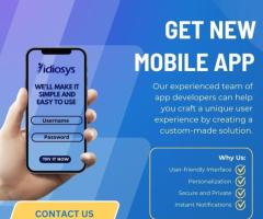 Mobile App Development Company Near Me | Idiosys Tech