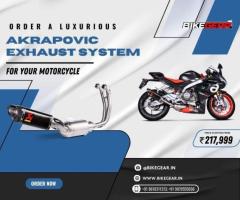 order a luxurious Akrapovic exhaust system for your motorcycle - 1