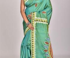 Pattachitra Silk Saree