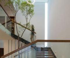 Elegant Glass Stairs & Railings for Steps | Floating Stairs Glass Railing